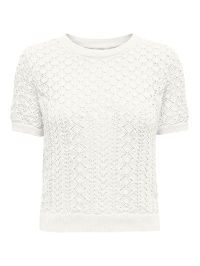 Saga Cotton Jumper White