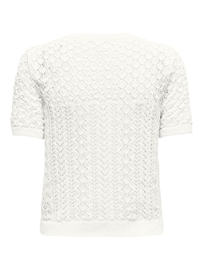 Saga Cotton Jumper White