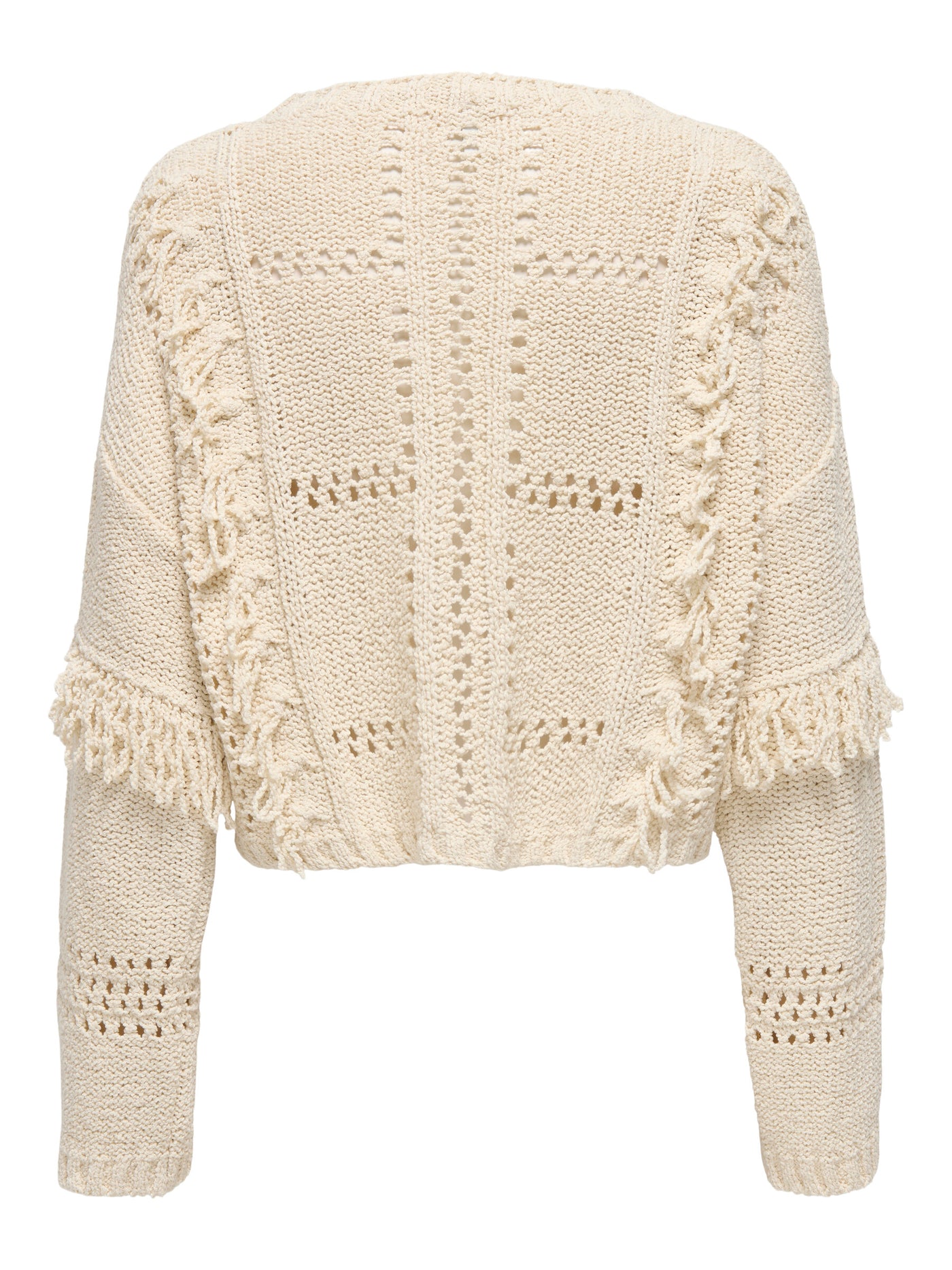 Fringed Jumper Cream