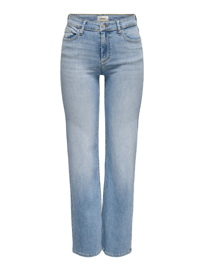 Straight Leg Jeans Blue