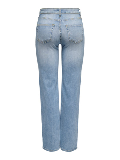 Straight Leg Jeans Blue