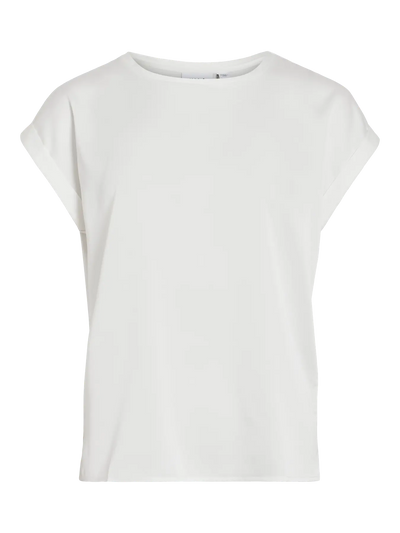 Satin Tee White