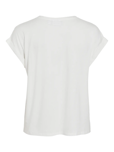 Satin Tee White