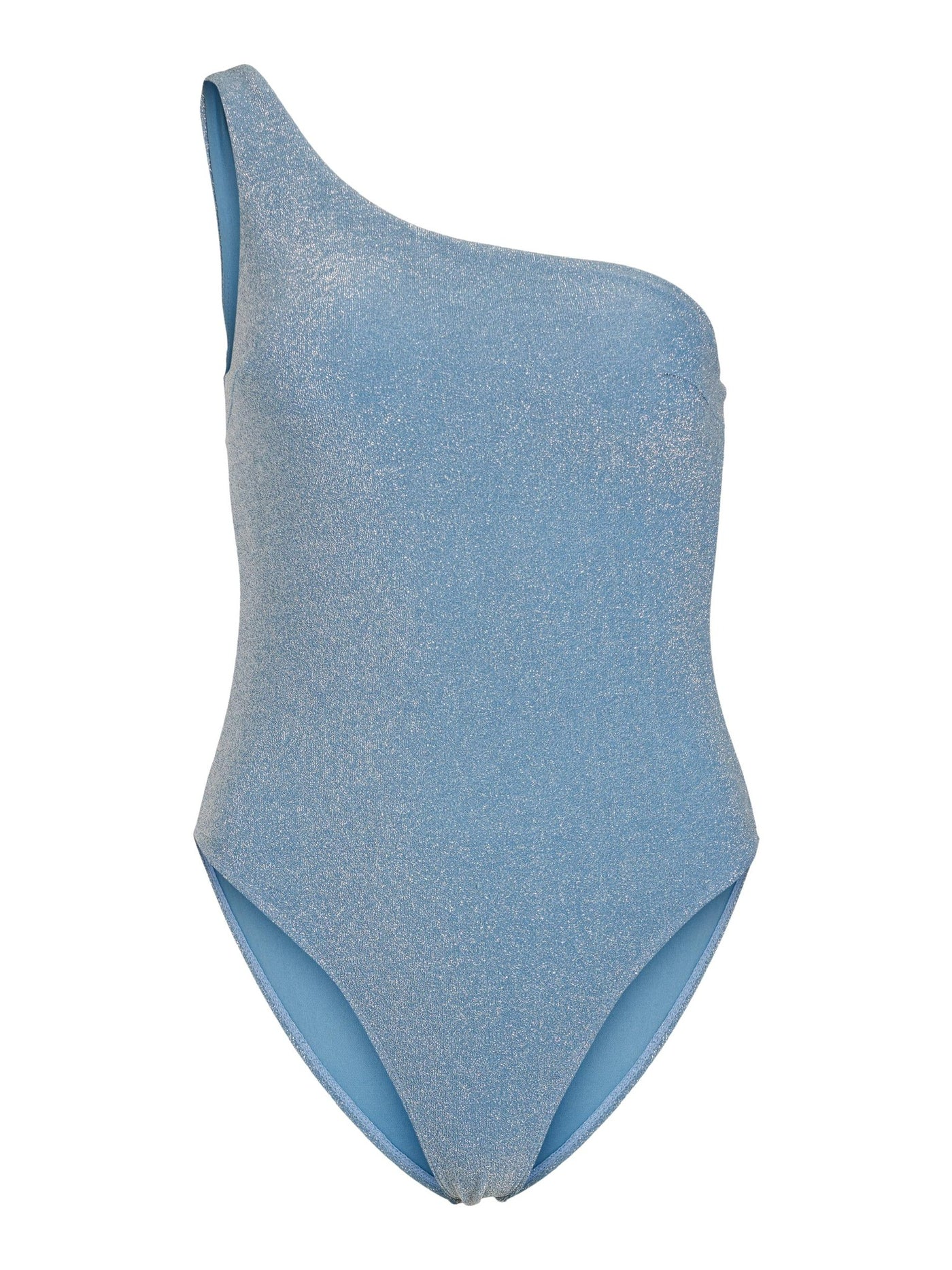 Shimmer Swimsuit Pale Blue