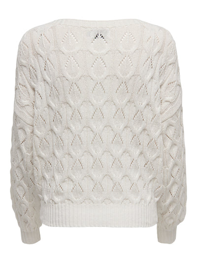 Boat Neck Cotton Jumper