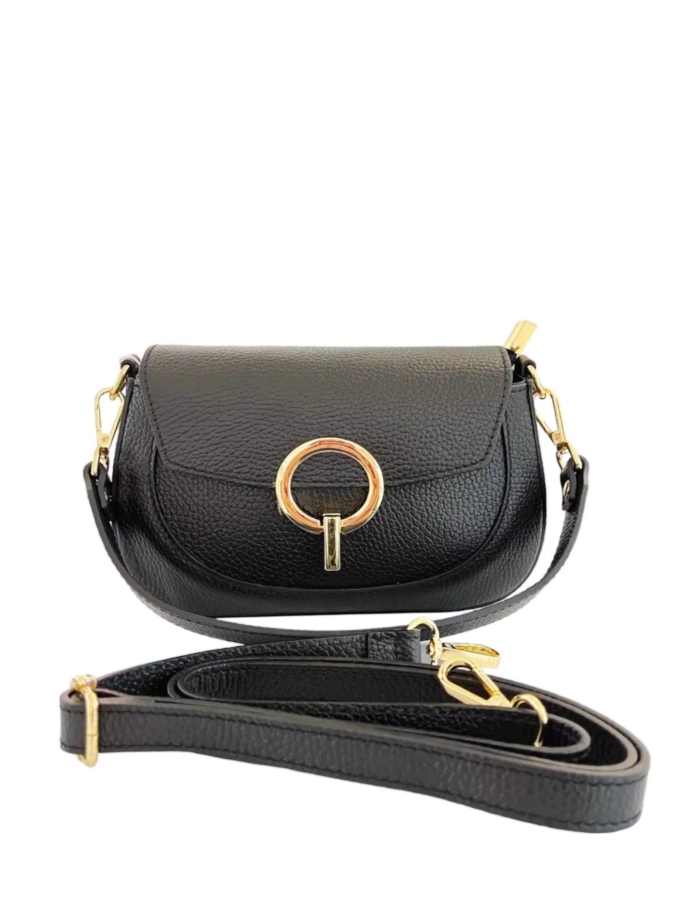 Black Golden Circle bag Small