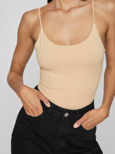 Basic Stretch Cami Nude