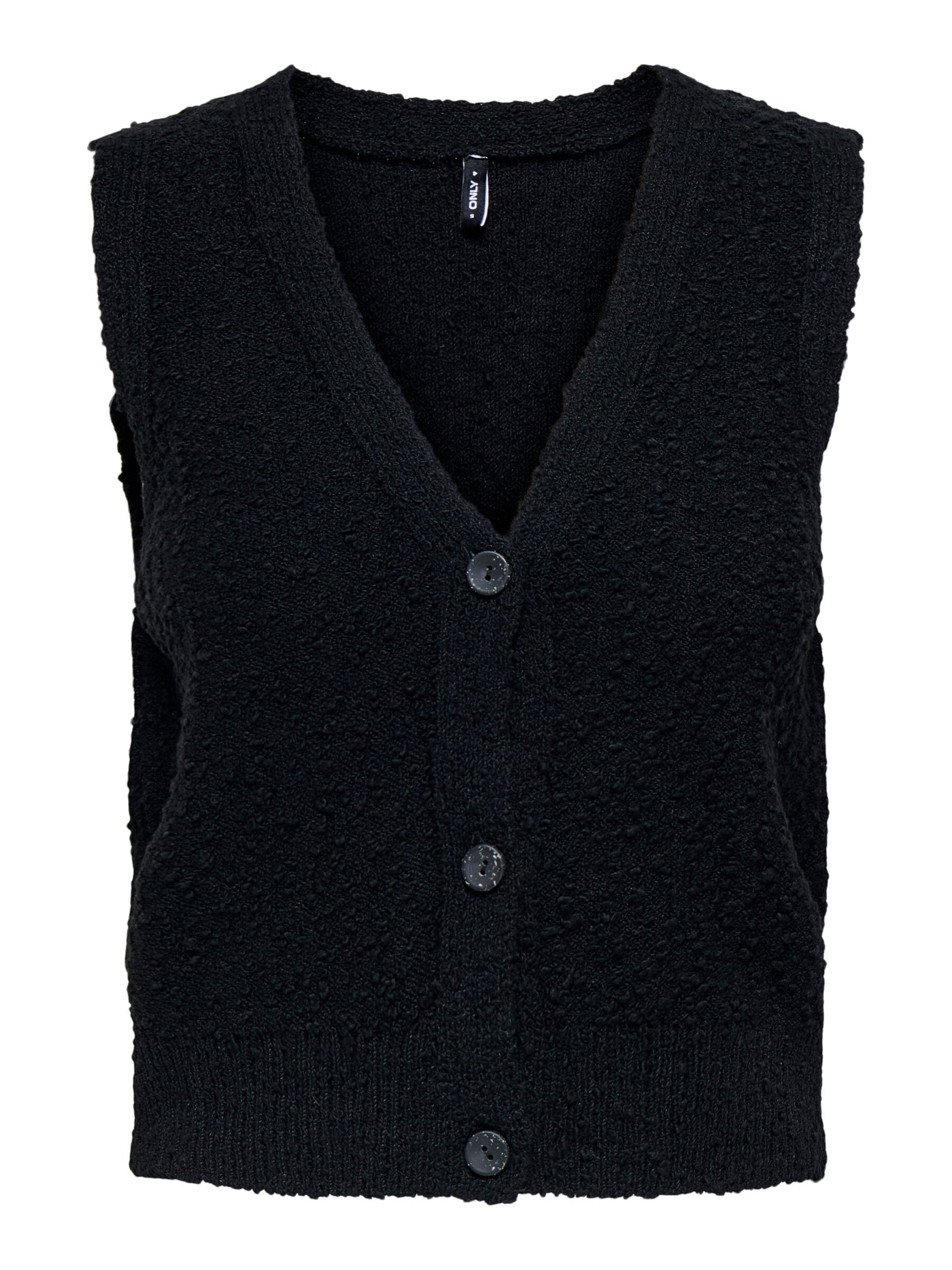 Boucle Tank Top Black