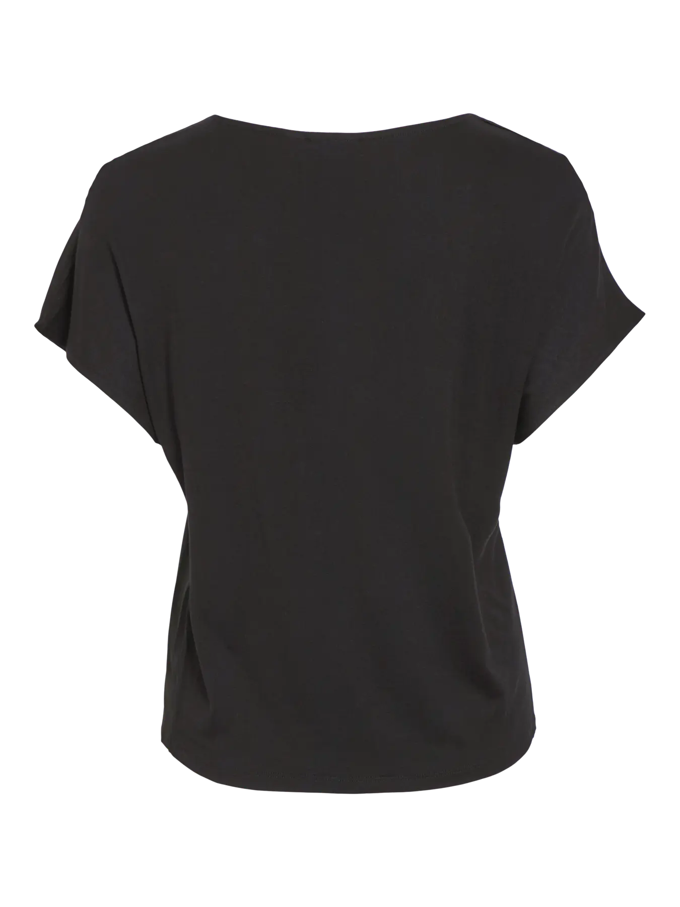 Viellette Satin V neck Black