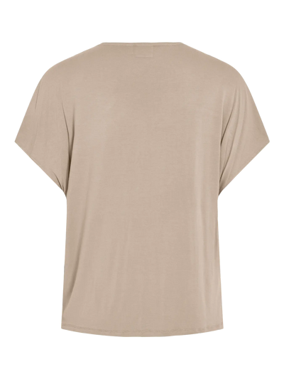 Viellette Satin V neck Champagne