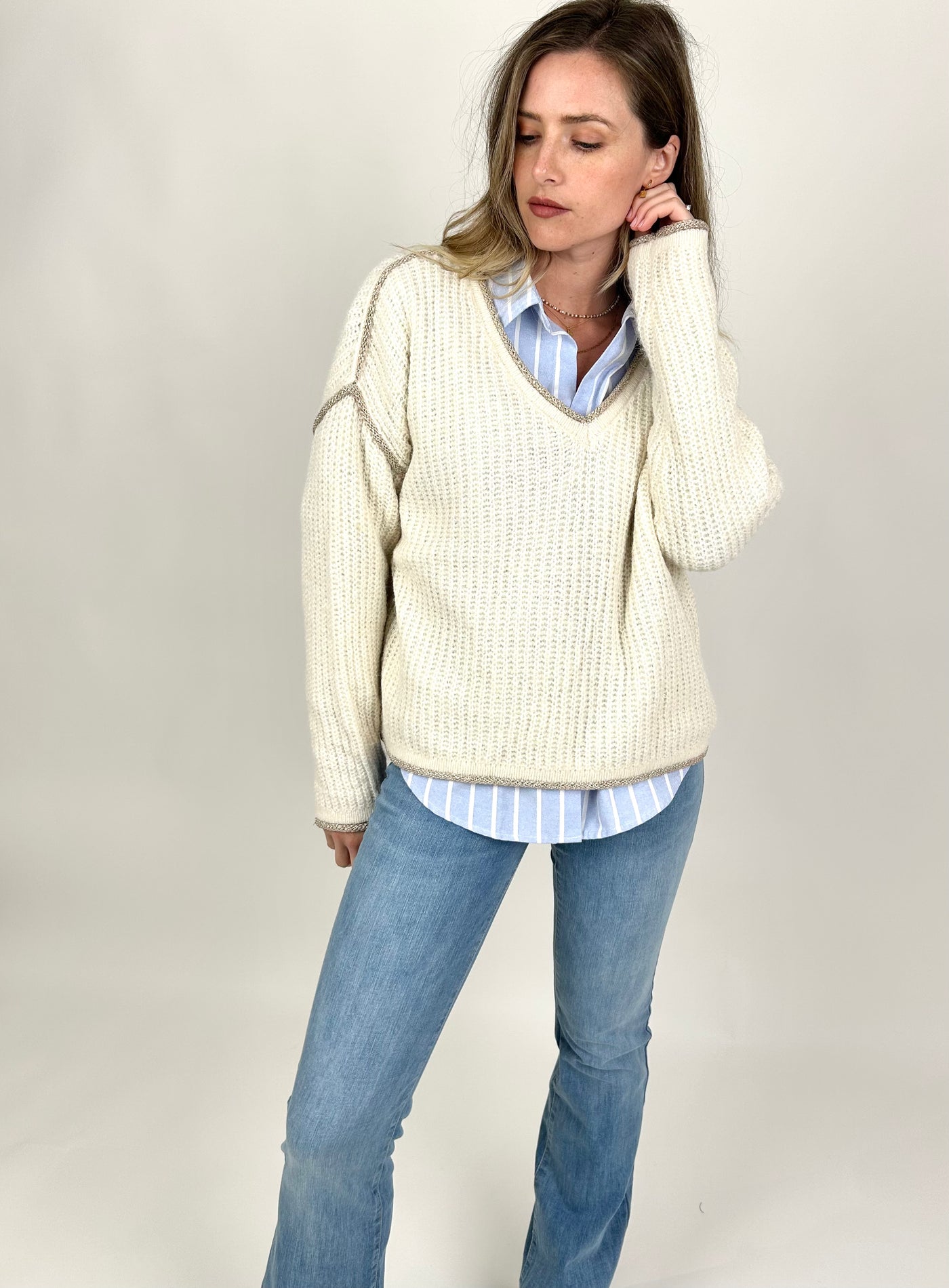 Gold Trim Jumper