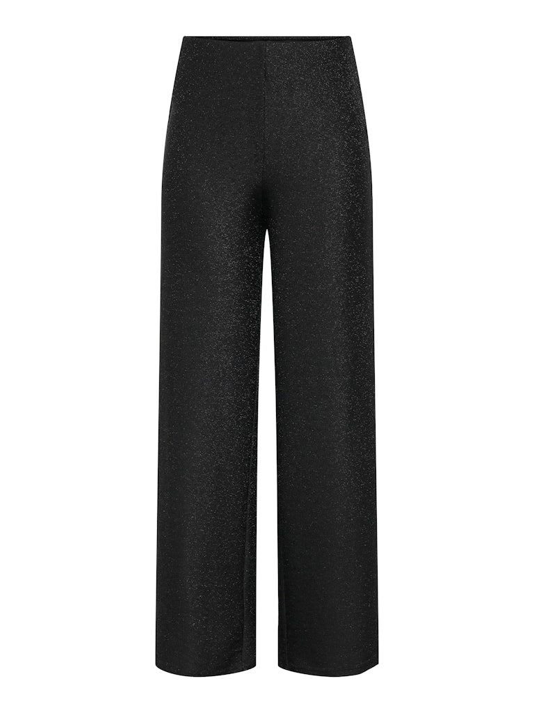 Black/Black Glitter Pants