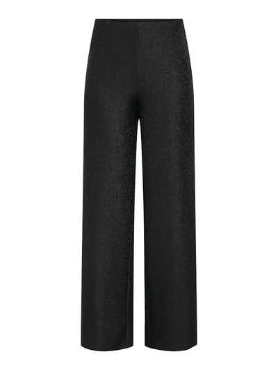 Black/Black Glitter Pants