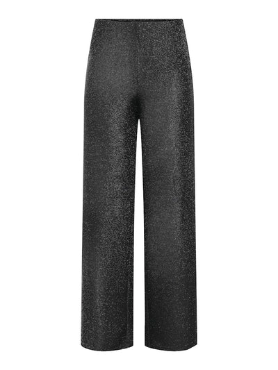 Black/Silver Glitter Pants