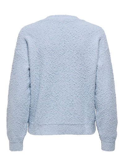 Boucle Knit Jacket Sky