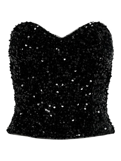 Sequin Sleeveless Top