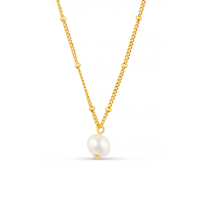 Pearl Drop Ditsy Necklace