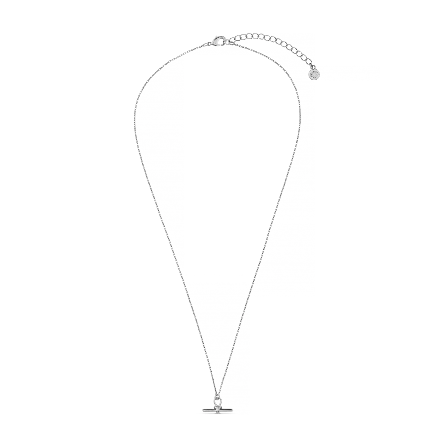 Dainty T-Bar Knot Necklace