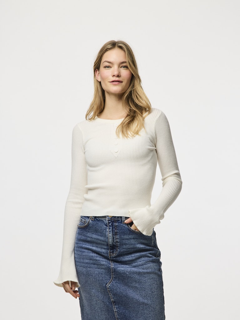 Prista Button Neck Jumper