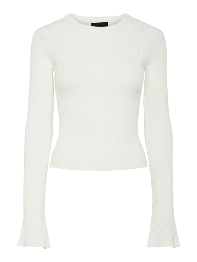 Prista Button Neck Jumper