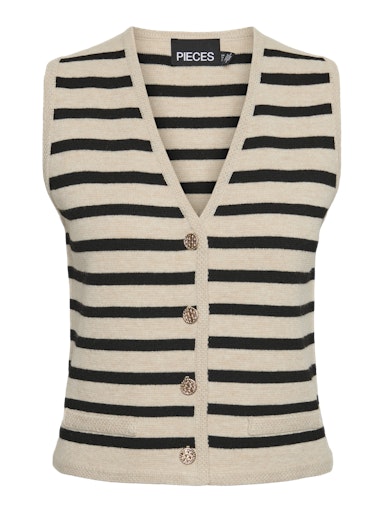 Stripe Knit Waistcoat