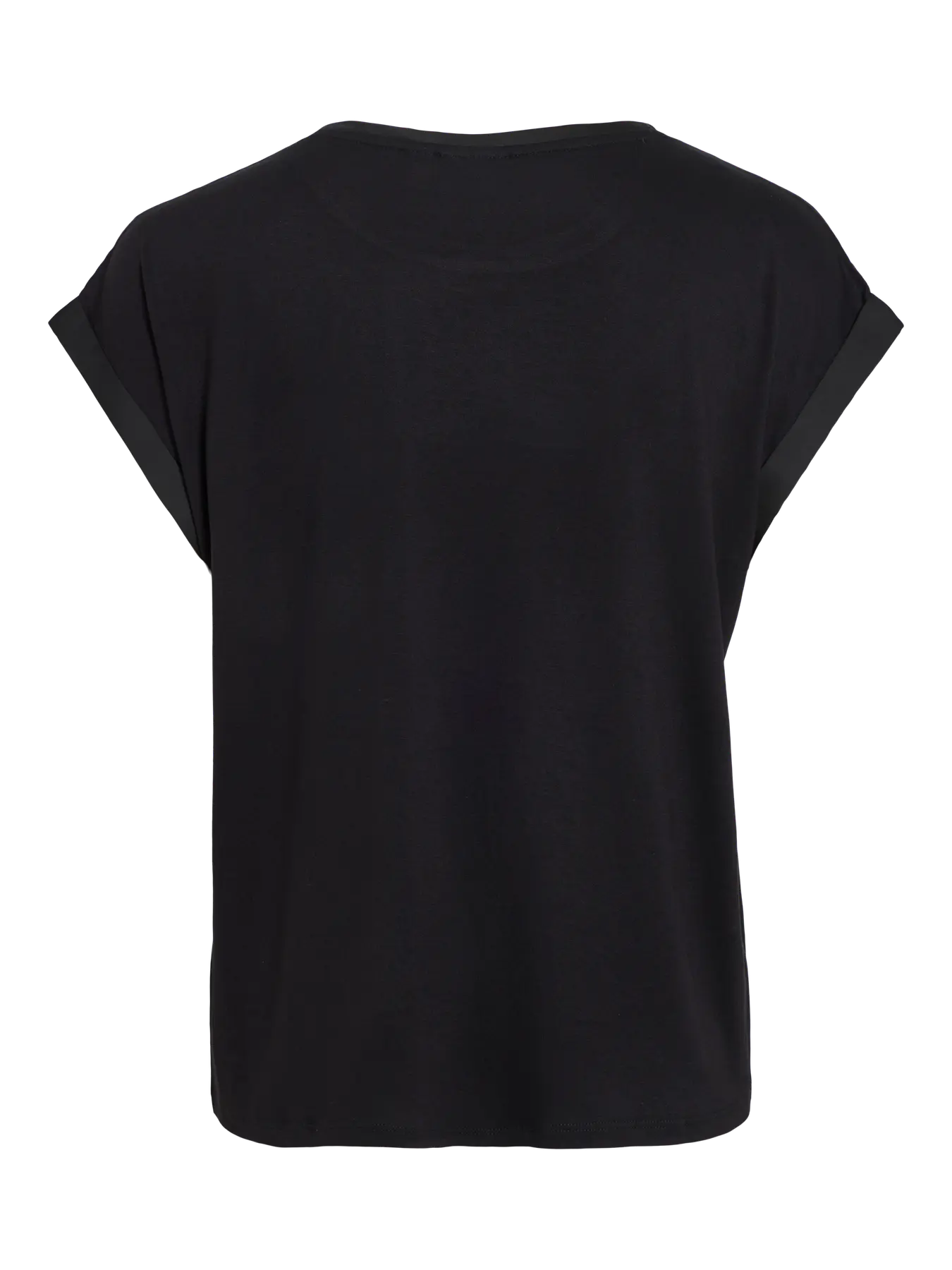 Satin Tee Black