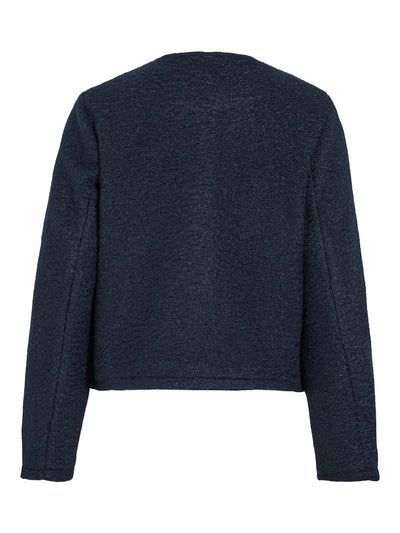 Vila Boucle Jacket Navy