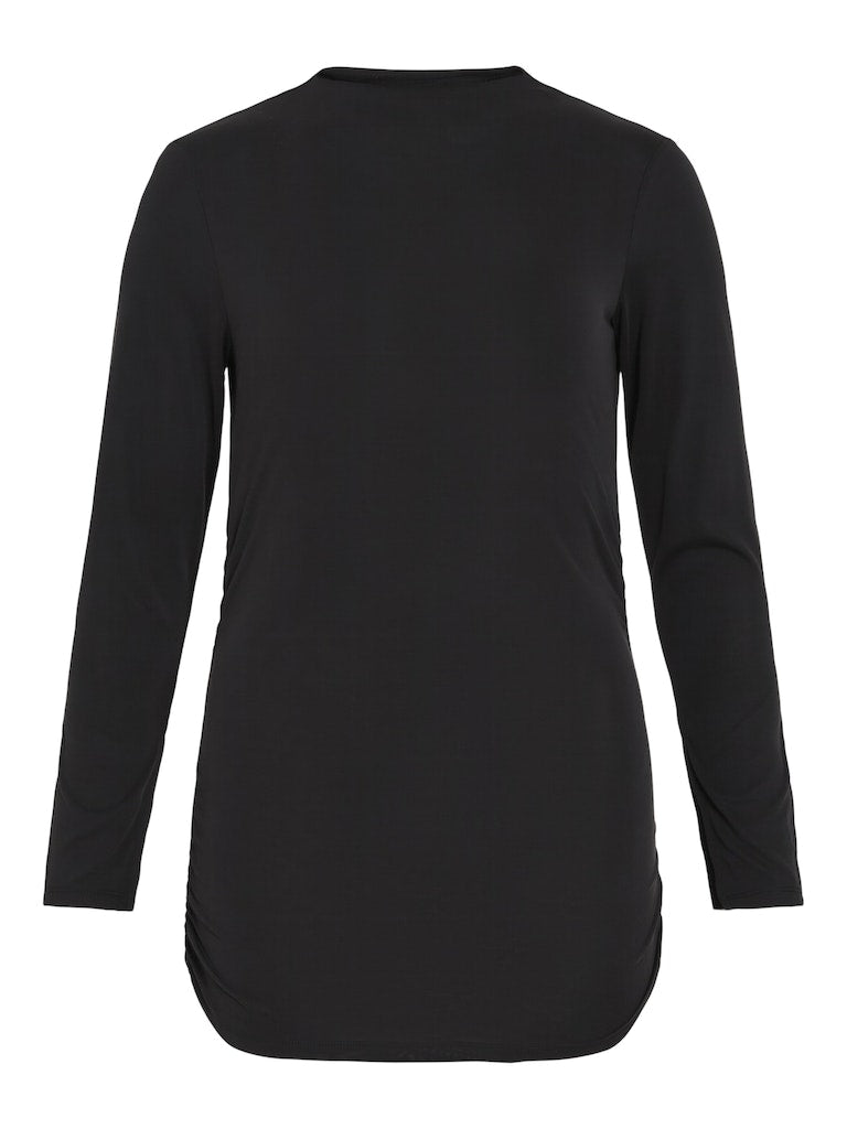 Aleada Long Sleeve Rouched Tee