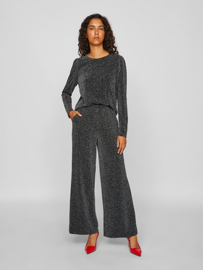 Eleina Black Sparkle Trousers