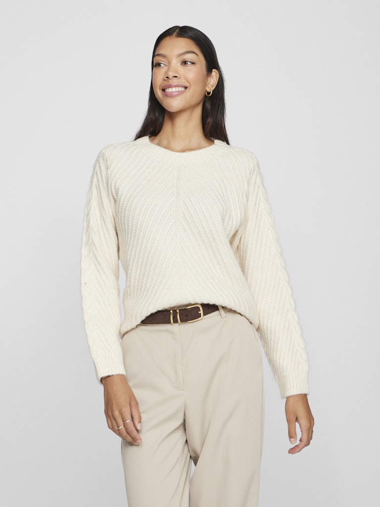 Erin Cable Knit Cream