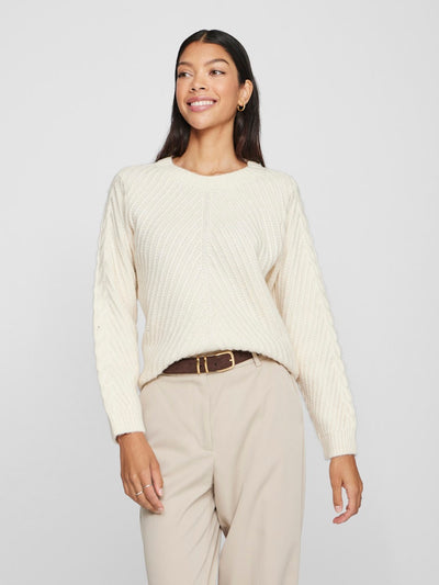 Erin Cable Knit Cream