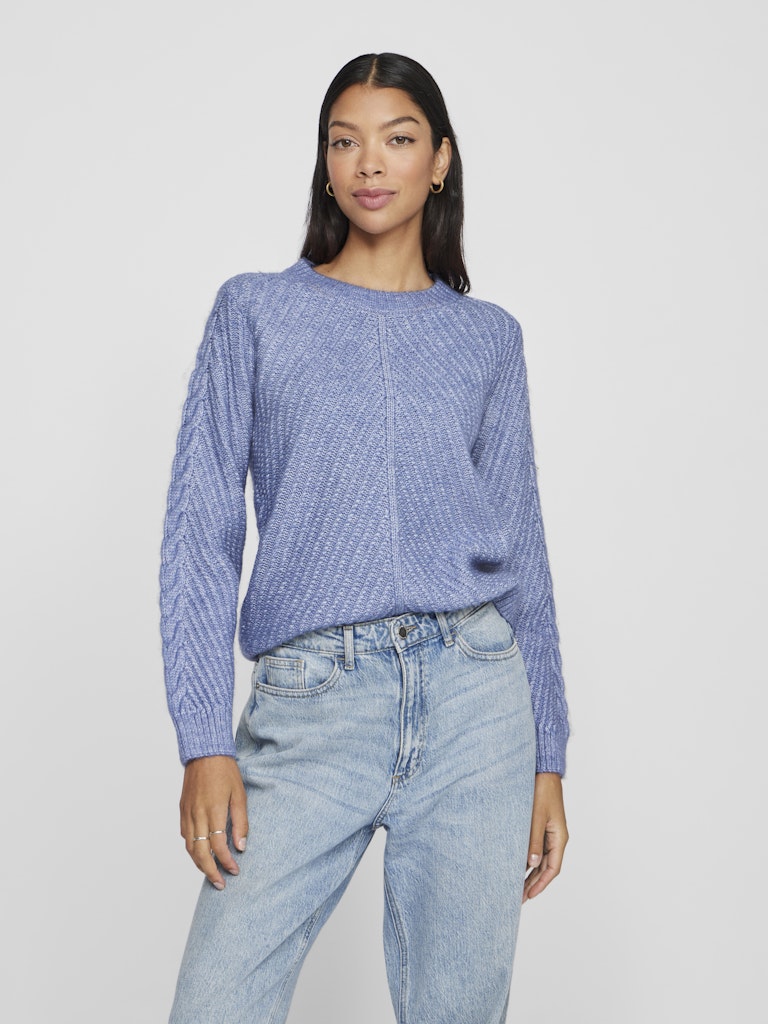 Erin Cable Knit Blue