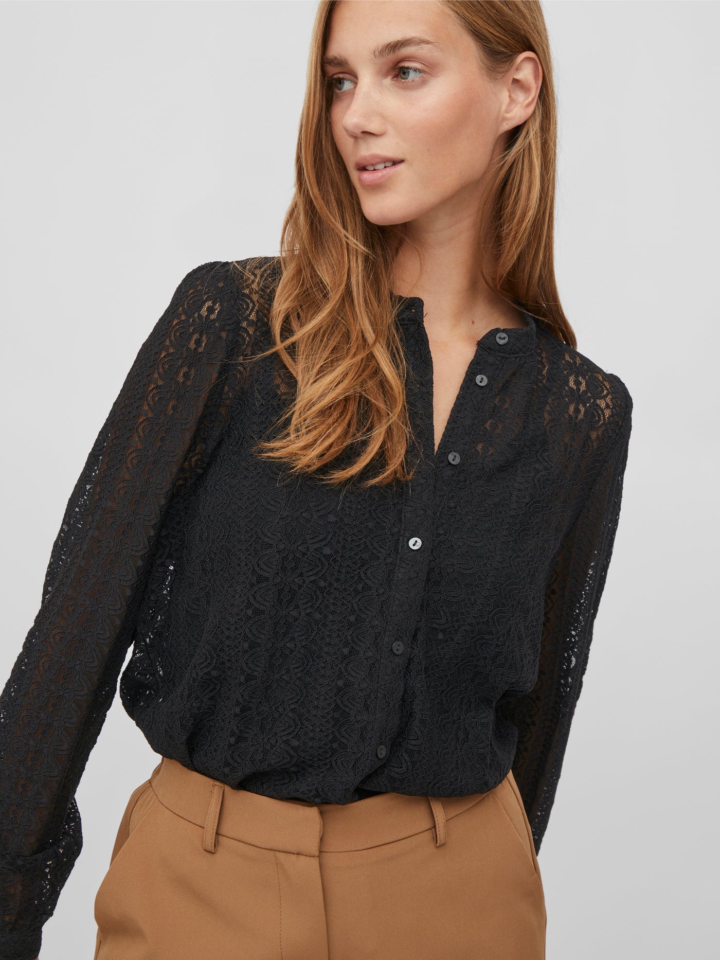 Black Lace Blouse