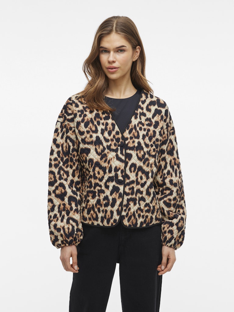 Leopard Quilted Jacket