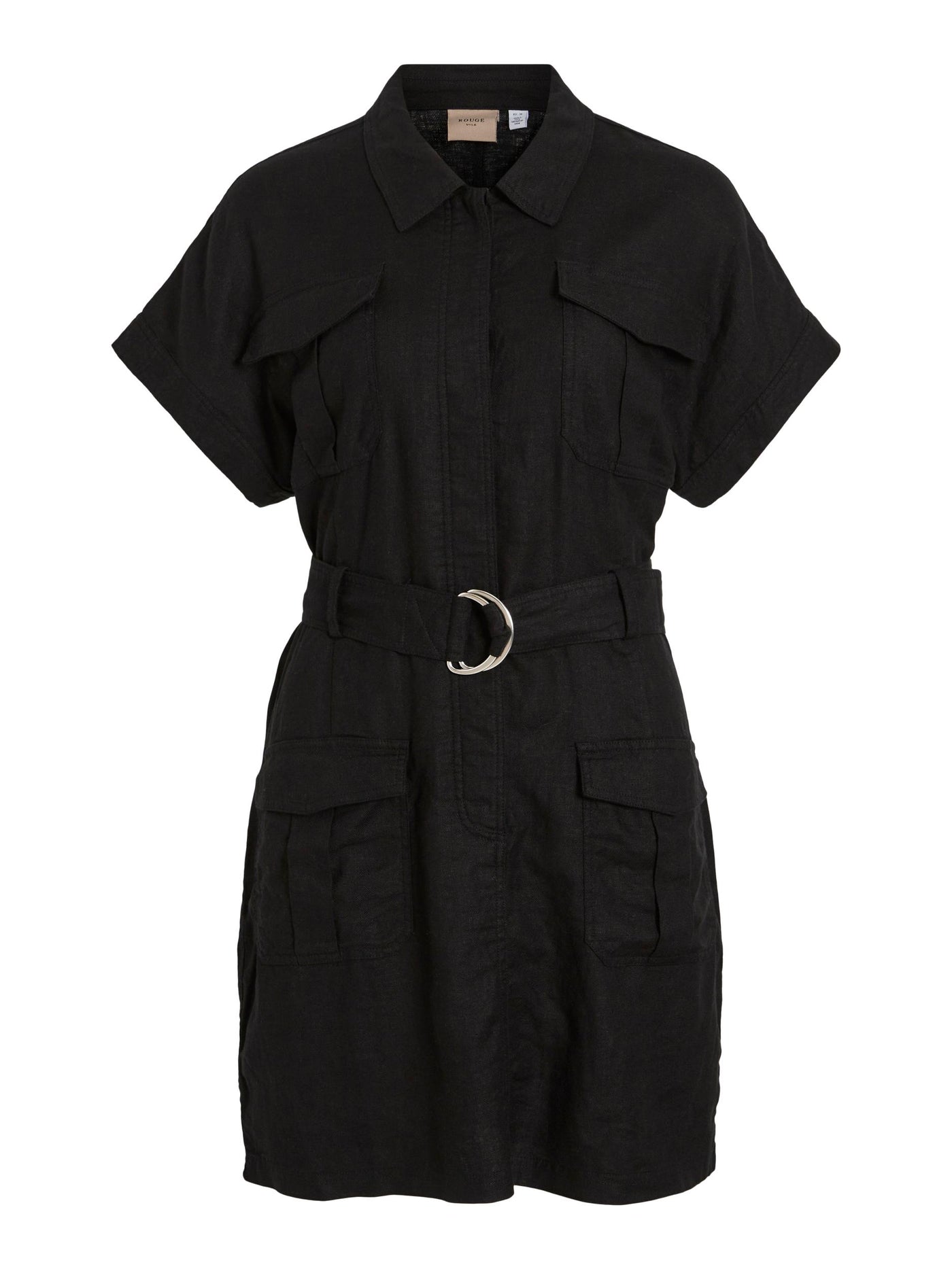 Cargo Mini Dress Black