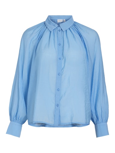 Sheer Blouse Blue