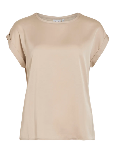 Satin Tee Champagne