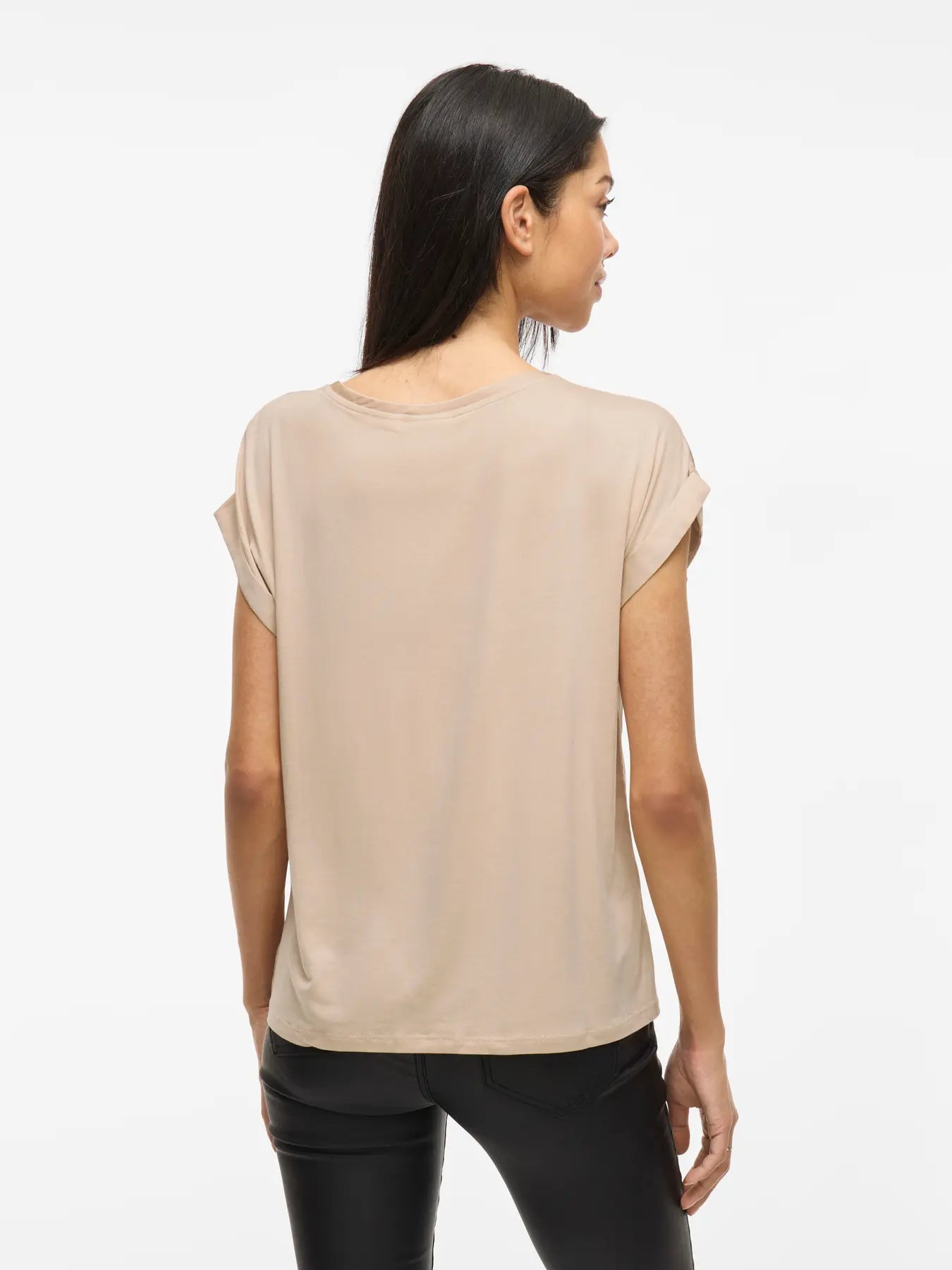 Satin Tee Champagne