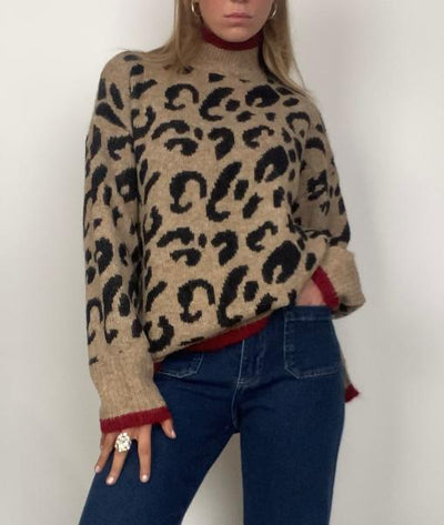 Red Trim Animal Jumper