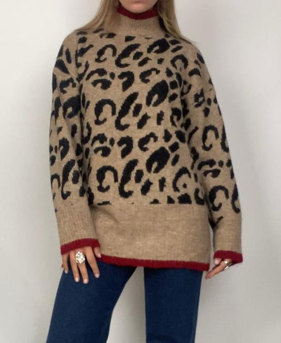 Red Trim Animal Jumper