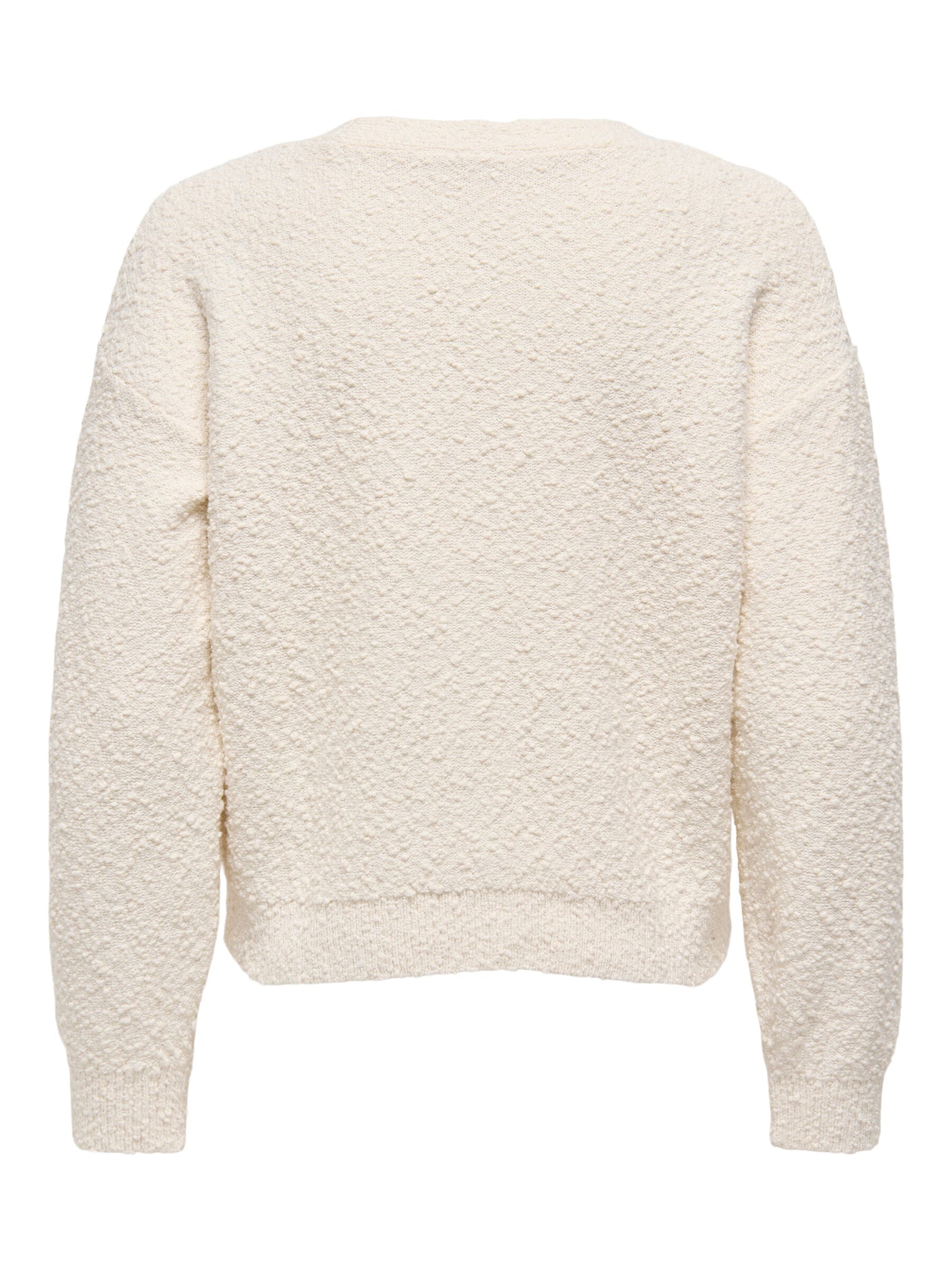 Boucle Knit Jacket Cream