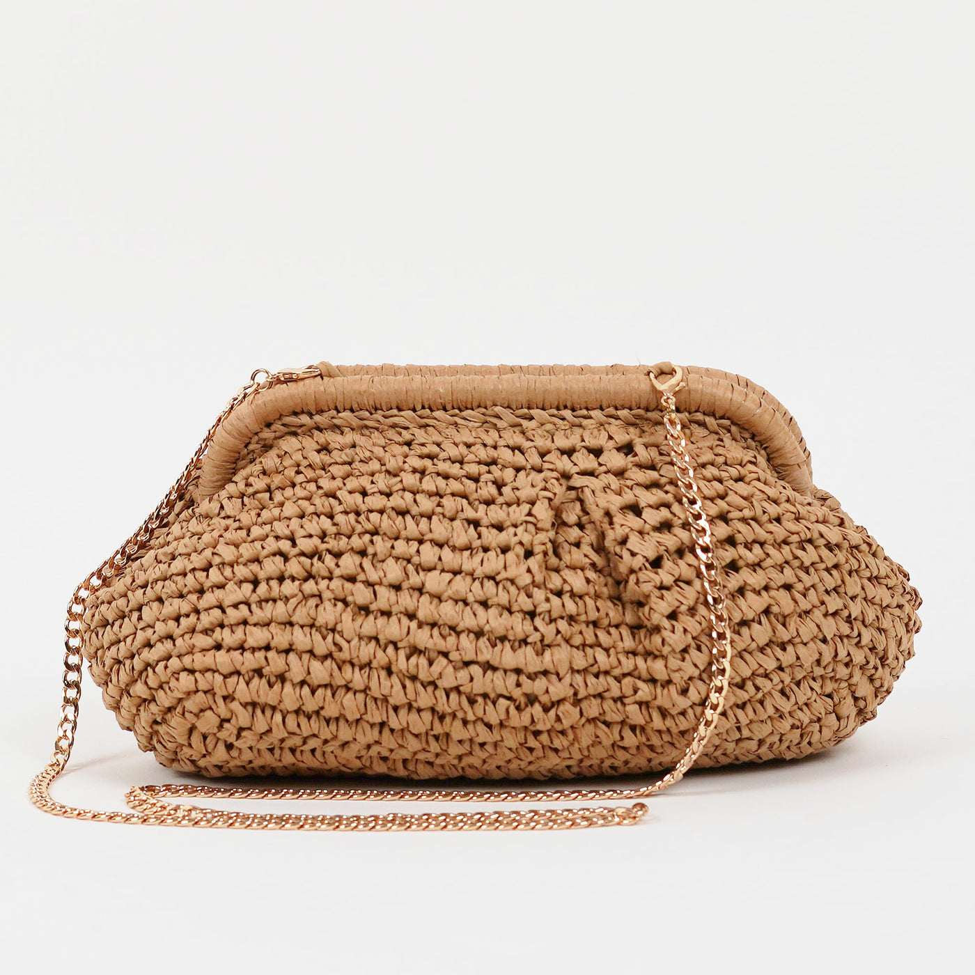 Natural Clutch Bag Taupe