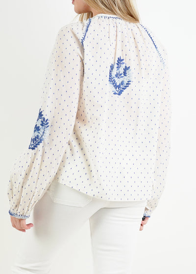 Blue Gypsy Blouse