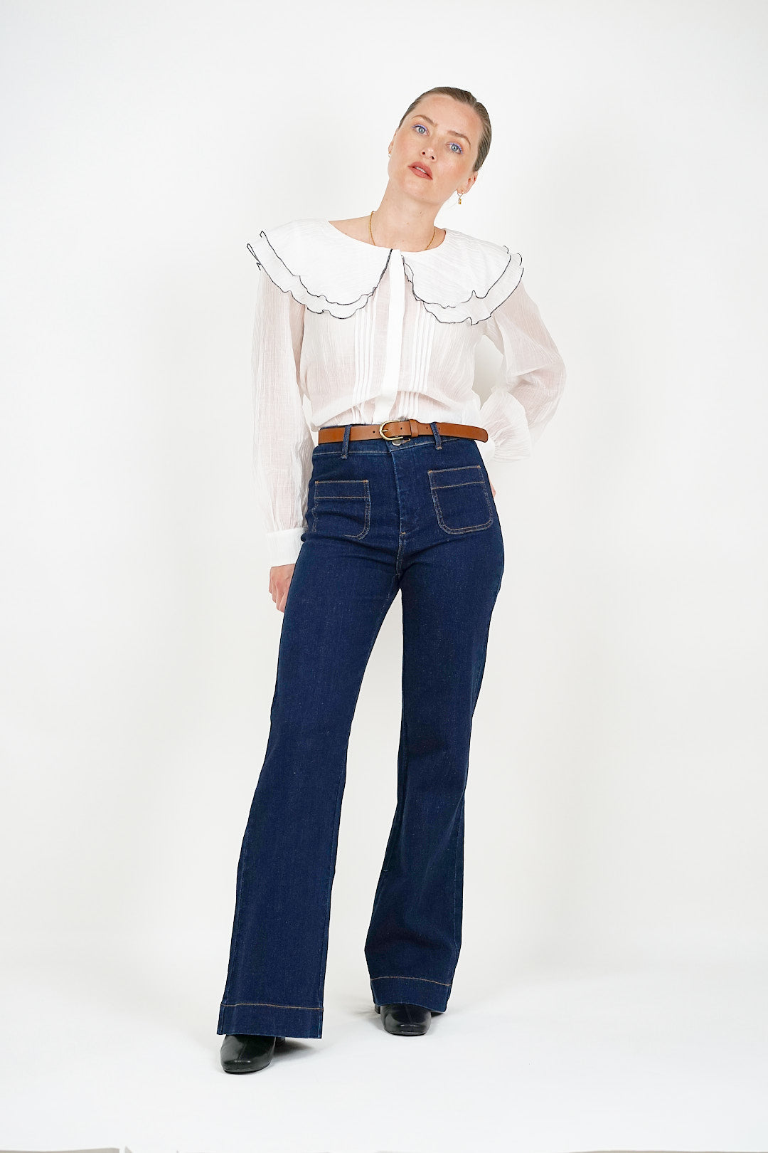 Oraje Pocket Front Jeans Dark