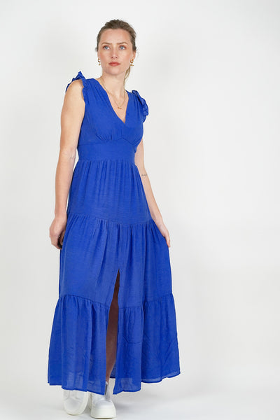 Sleeveless Maxi Dress Cobalt