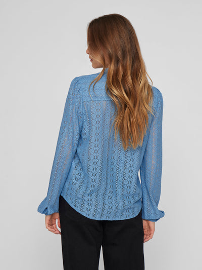 Vichikka Lace Blouse Blue