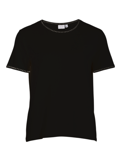 Edge Trim Tee Black